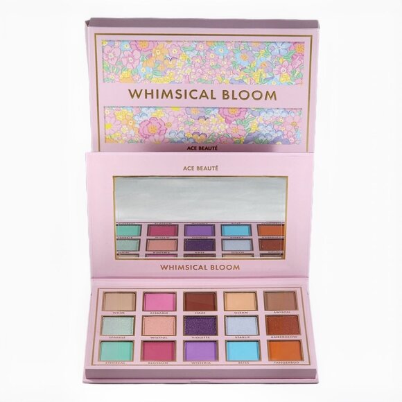Ace Beaute Whimsical Bloom Eyeshadow Palette 15 Colors 24g  0.84oz New Full Size - Picture 1 of 4
